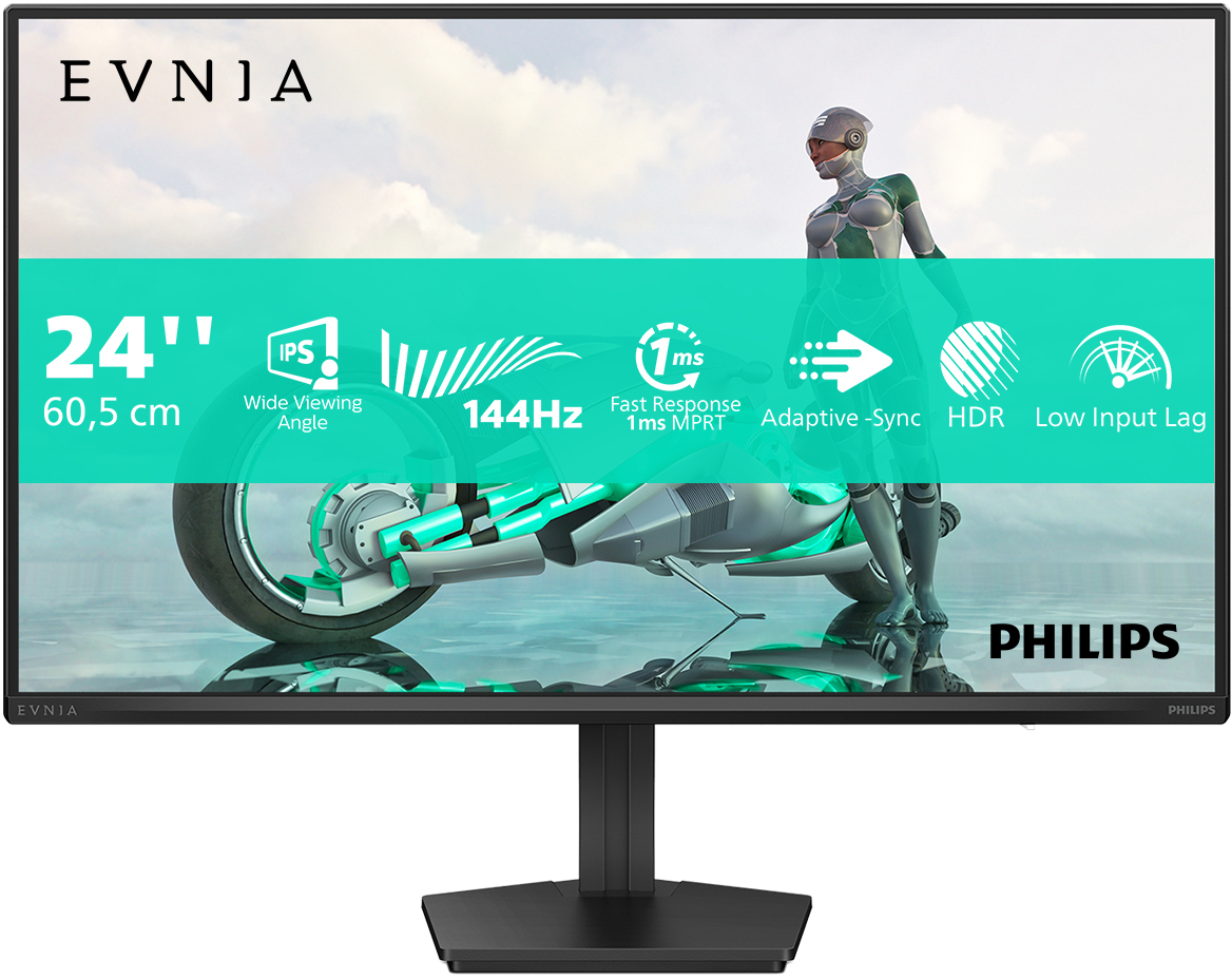 Monitor Philips IPS 24" 24M2N3200NF, HDMI, DP, 144Hz