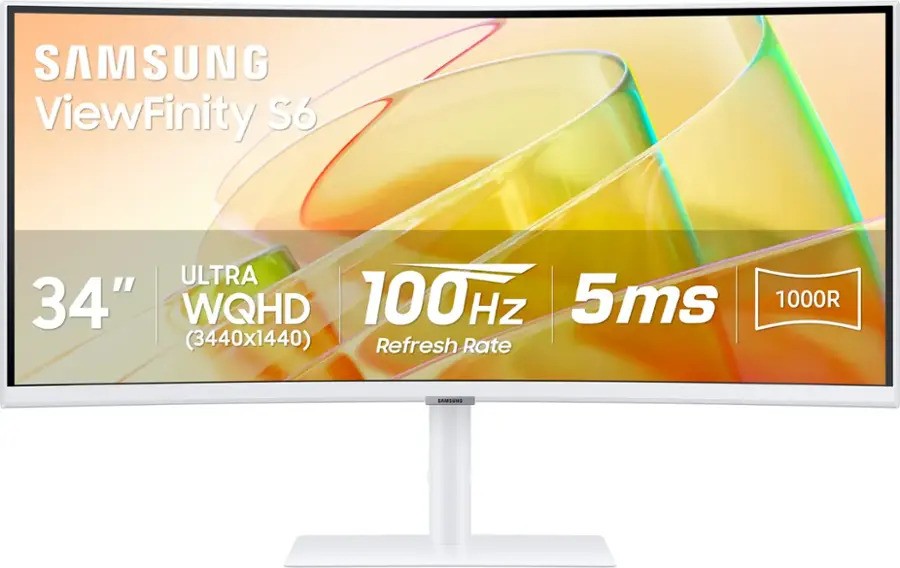 Monitor Samsung 34" LS34C650TAUXEN, QHD VA,100hz,USB-C,HAS