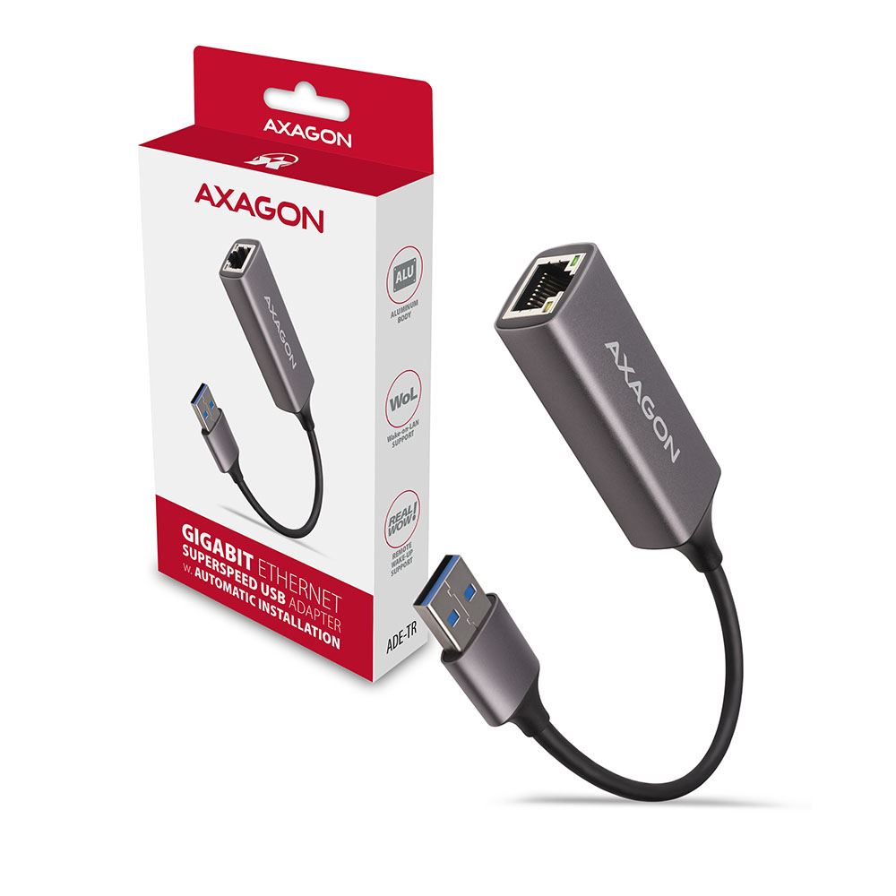 Adapter Axagon ADE-TR USB AM 3.2 -> Gigabit Ethernet - Slika 3