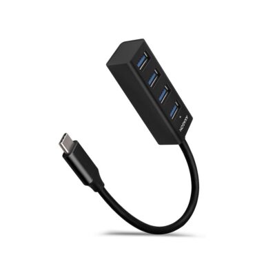 USB HUB Axagon HUE-M1C Slim, 4x USB3.2, USB Type-C konektor, 20cm