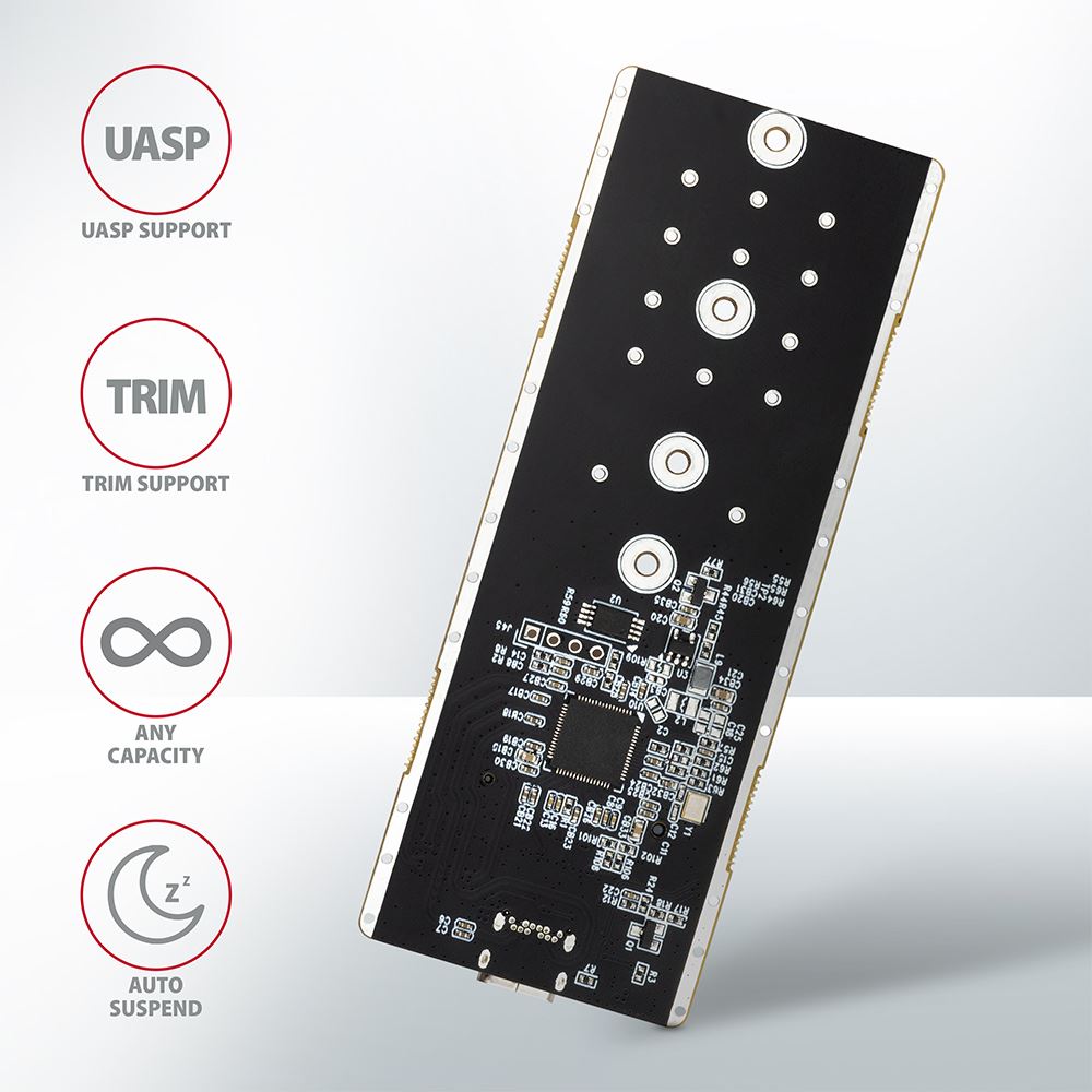HDD DOD Ladica M.2 NVMe -> USB-C 3.2 Gen2, EEM2-GTR, AXA - Slika 5