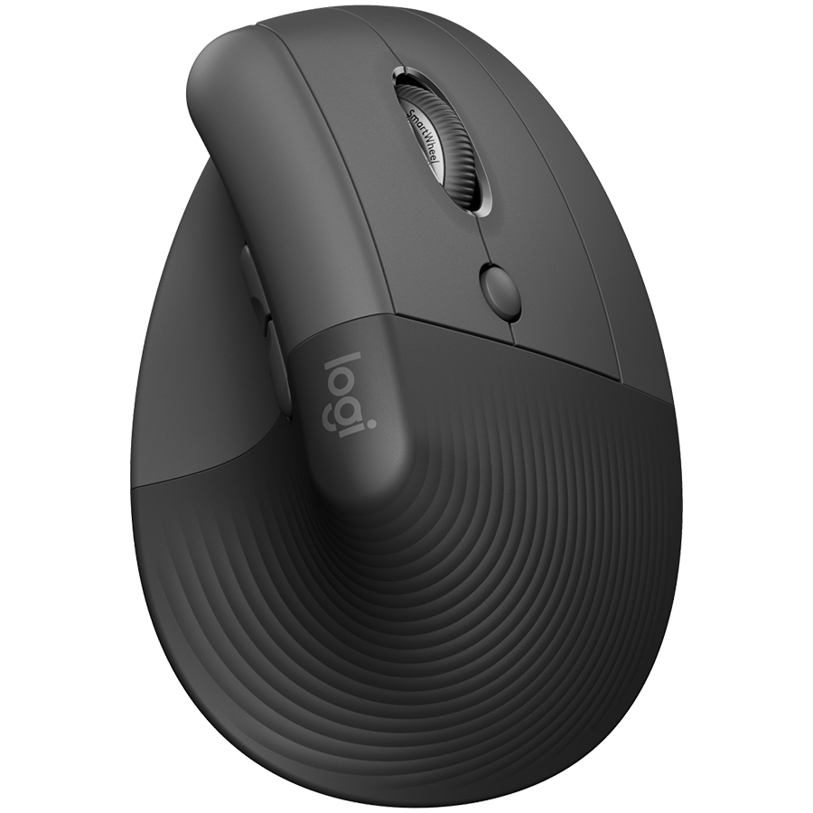 Logitech Lift Bluetooth Vertical Ergonomic Mouse - GRAPHITE/BLACK - B2B, 910-006494