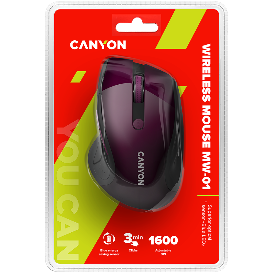 Canyon 2.4Ghz wireless mouse, CNS-CMSW01P - Slika 9