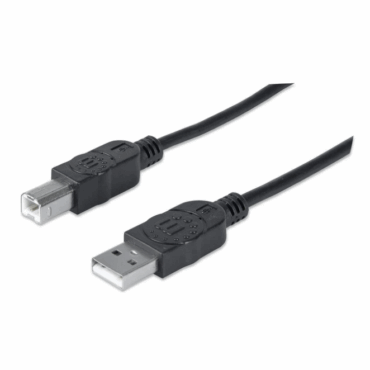 Manhattan kabel USB-A/USB-B M/M,za printer,3m,crni