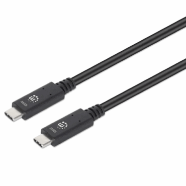 Manhattan kabel USB-C M/M, 4K@60Hz,10 Gbps,1m,crni
