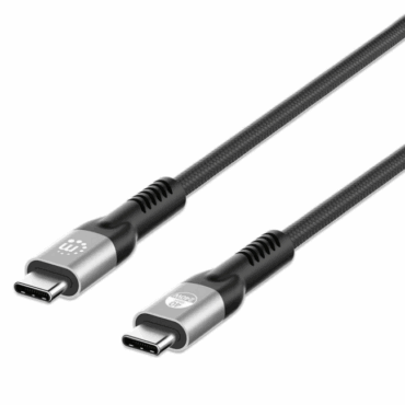 Manhattan kabel USB-C, M/M, 2.0 Type-C, 1m, crni