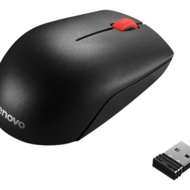 Lenovo Essential Compact Wireless Mouse, 4Y50R20864