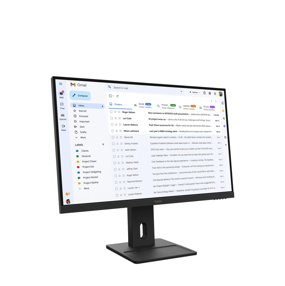 Monitor Lenovo E27-40 27''FHD IPS, VGA, HDMI, DP, pivot