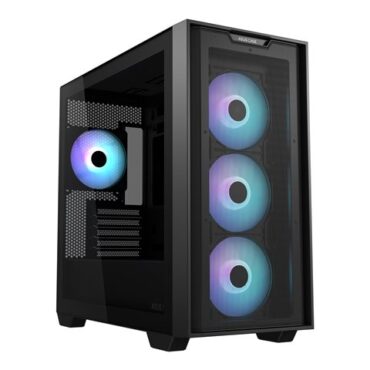 ASUS A21 PLUS TG ARGB BLACK mATX Case, A21 PLUS TG ARGB BLACK