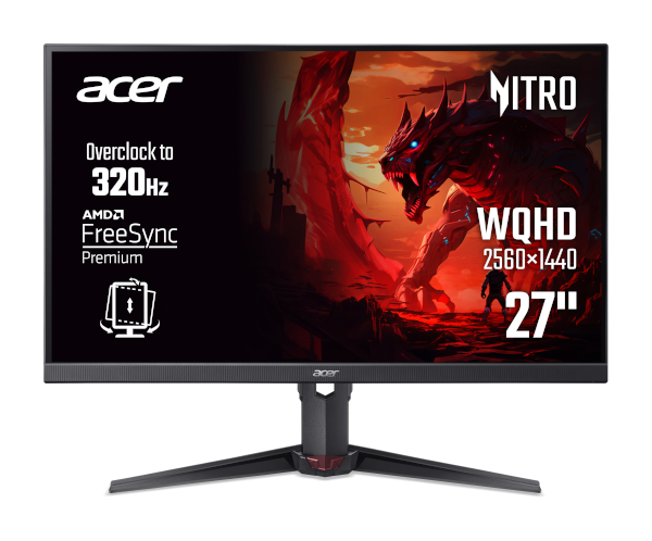 Monitor Acer Nitro XV270 QHD IPS 27'', 2xHDMI, DP, 320Hz
