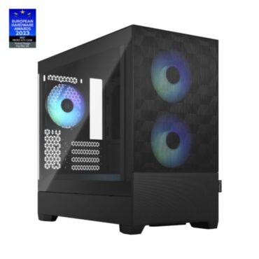 Fractal Design Pop Mini Air RGB Black TG Clear, FD-C-POR1M-06