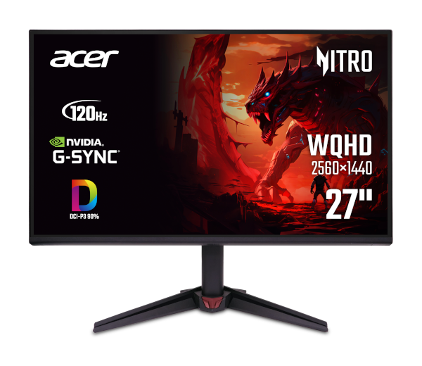 Monitor Acer Nitro VG270U QHD IPS 27'', 2xHDMI, DP, 120Hz