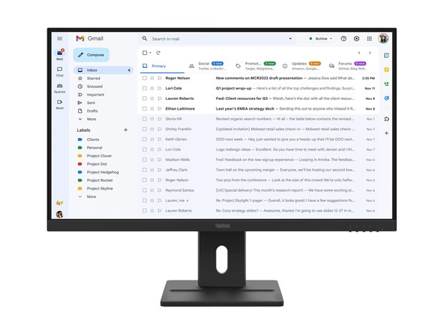 Monitor Lenovo ThinkVision E27-40 27" IPS, 64BCMAT4EU
