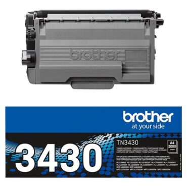Brother TN3430 Toner Cartridge Black, TN3430