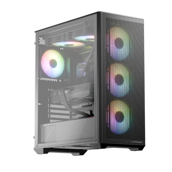 LC-Power 811B Meshwork_XL Dark, crno,bez napajanja - Slika 2