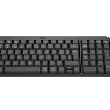 Logitech MK250 bežična tipkovnica i miš, crna