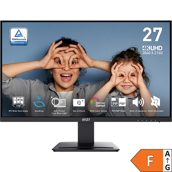 Monitor MSI PRO MP273U / 27" / UHD / IPS / 60Hz / 4ms (GtG) / black - Slika 8