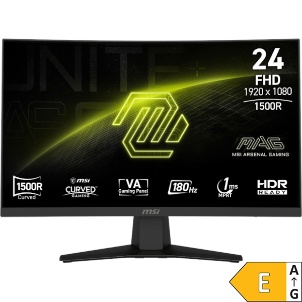 Monitor MSI MAG 244C / 23.6" / FHD / VA / 180Hz / 1ms (MPRT) / curved / black - Slika 7