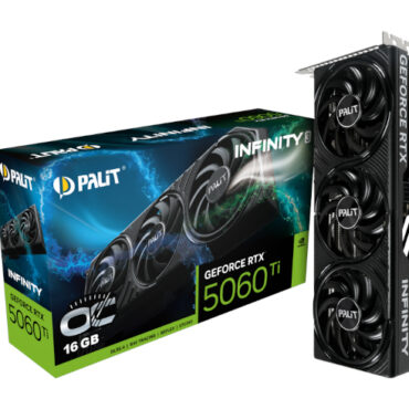 Palit GF RTX5060Ti Infinity 3 OC, 16GB GDDR7