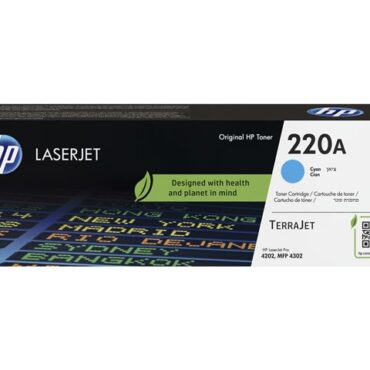 HP 220A Cyan Original LaserJet Toner, W2201A