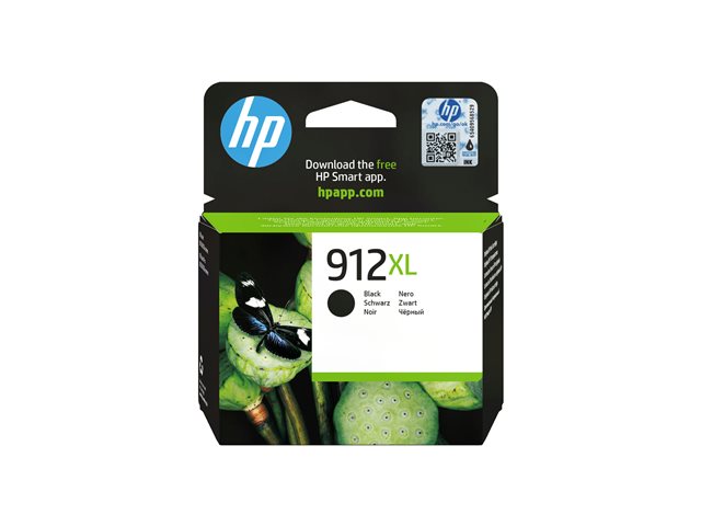 HP 912XL High Yield Black Ink, 3YL84AE#BGX