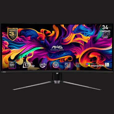 Monitor MSI MAG 341CQP QD-OLED Curved Gaming Monitor, MAG 341CQP QD-OLED