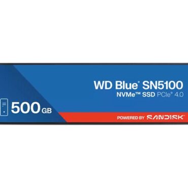 WD Blue SN5100 NVMe SSD 500GB M.2, WDS500G5B0E-00CPE0