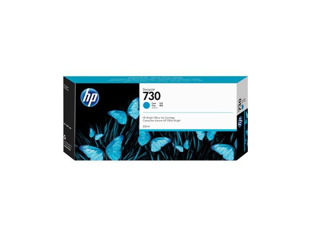 HP 730 300 ml Cyan Ink Cartridge , P2V68A