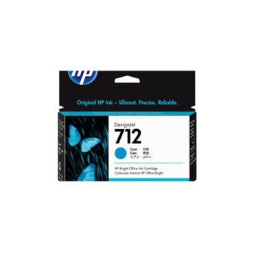 HP 712 29-ml Cyan DesignJet Ink, 3ED67A