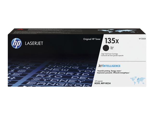 HP 135X Black Original LaserJet Toner, W1350X - Slika 2