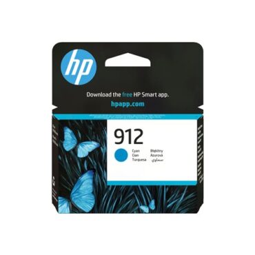 HP 912 Cyan Ink Cartridge, 3YL77AE#BGX