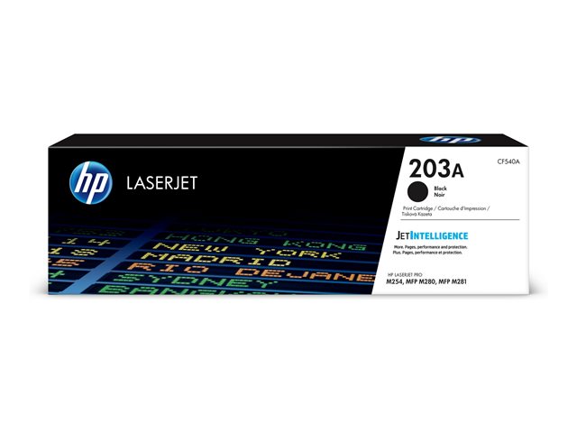 HP 203A Original Black LaserJet Toner, CF540A