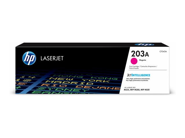 HP 203A Original Magenta LaserJet Toner, CF543A
