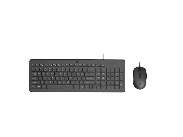 HP 150 Wired Mouse and Keyboard (SLO), 240J7AA#BED