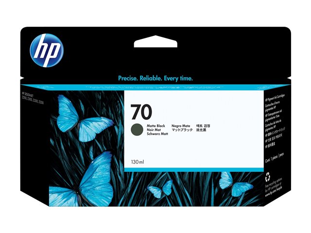 HP 70 ink matte black 130 ml Vivera, C9448A