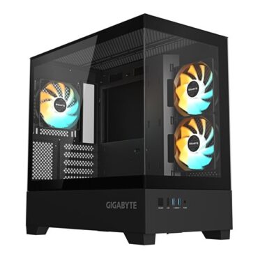 GIGABYTE GB-C201P Case Black RGB, GB-C201P