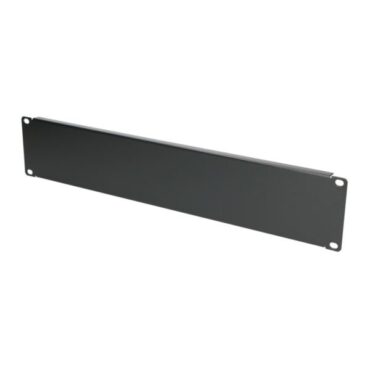 Extralink 2U 19" Front Blank Panel, Black