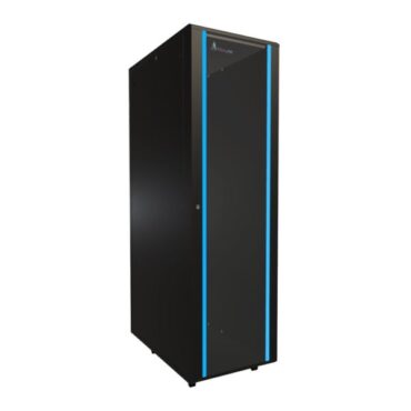 Extralink Floor Cabinet 42U, 600x1000, Black