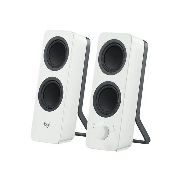 Logitech Speakers Z207, 2.0 Stereo Speakers with Bluetooth, white