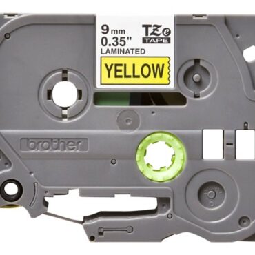 Brother TZE621 tape black/yellow 9mm 8m, TZE621