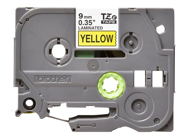 Brother TZE621 tape black/yellow 9mm 8m, TZE621