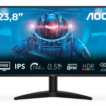Monitor AOC 24B36X 23,8", HDMI, DP, 144Hz, 0,5ms