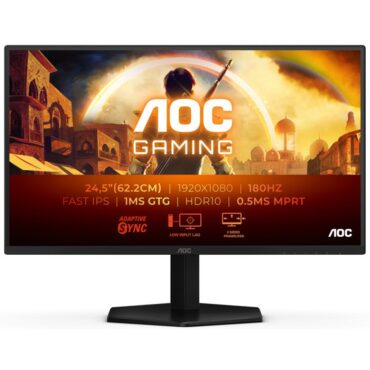 Monitor AOC 25G42E 24,5", HDMI, DP, 180Hz