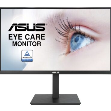 Monitor ASUS VA27AQ 27", QHD, VGA, HDMI, DP, zvuč.