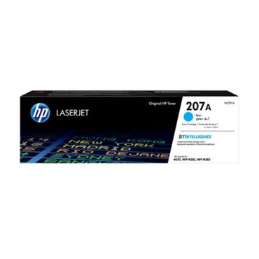 HP 207A Cyan LaserJet Toner Cartridge, W2211A