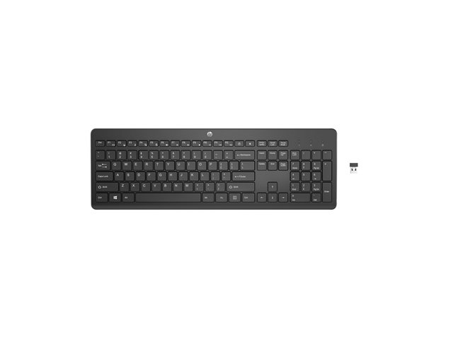 HP 230 BLK Wireless Keyboard, 3L1E7AA#BED