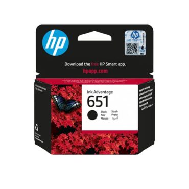 HP 651 Ink Cartridge Black, C2P10AE#BHK