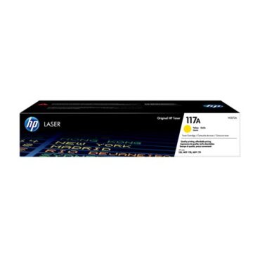 HP 117A Yellow Laser Toner Cartridge, W2072A