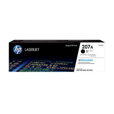 HP 207A Black LaserJet Toner Cartridge, W2210A