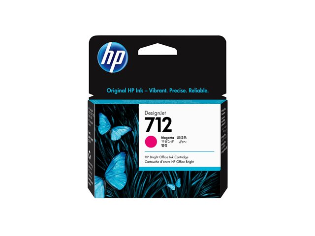 HP 712 29-ml Magenta DesignJet, 3ED68A